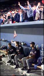 Mets dugout