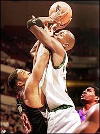 Antonio Davis, Kevin Garnett