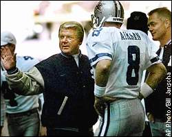 Jimmy Johnson, Troy Aikman