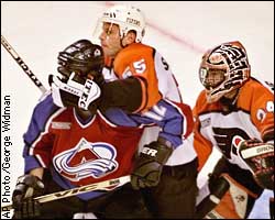 Ulf Samuelsson, Shean Donovan, John Vanbiesbrouck