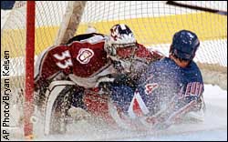 Patrick Roy  and Theoren Fleury